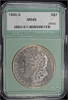 1900-S MORGAN DOLLAR NTC SUPERB GEM BU