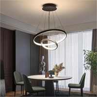 7.87 + 15.7 Modern 2 Rings LED Chandelier