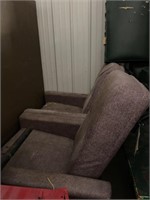 2 Hospital Reclining Chairs with Fold Down Side