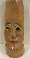 18" Wood Decorative Mask