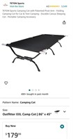 CAMPING COT (OPEN BOX)