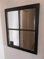 Wooden Framed Hanging Mirror