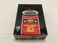 1992 Topps Stadium Club Baseball Card Hobby Box