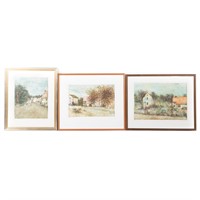 Bernard Gantner. Trio of lithographs