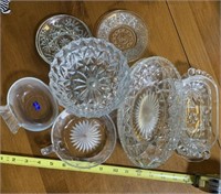 Assorted Serving Glass Dishes