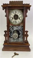 Waterbury Clock Company Wooden Mantle Clock