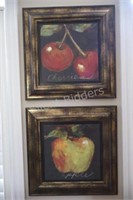 Framed Litho "Fruit" Artwork