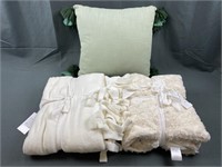 2 New Nordstrom Rack Throw Blankets & Pillow