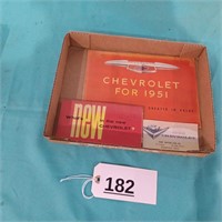 1951&1955 Chevy Sales Literature