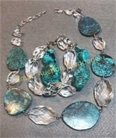 Sterling & Turquoise Set w/ Large Stones