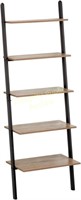 mDesign 5-Tier Leaning Ladder Bookshelf