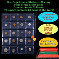 20 Great Coins of the World, hand selected, many t