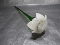 Long Stem Glass Flower