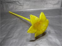 Long Stem Glass Flower