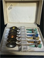Antique MAGNUS AASE Sterling Silver Tea Spoons