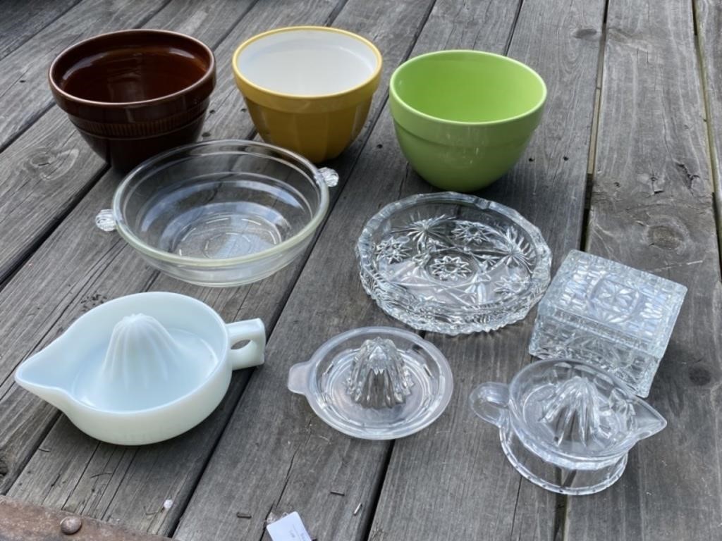 Pattern Glass, Decorative Bowls