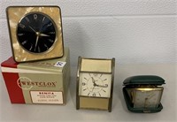 2 Old Westclox & Cadet Alarm Clocks