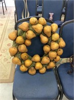 Pear  wreath
