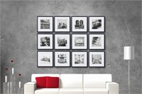 *NEW 12in. X 12in. Black Collage Picture Frame Set