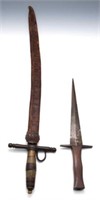 Lot: Antique Sword & Dagger.