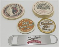 Leinenkugel's Opener, Coasters & 2 Buttons