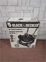 NEW 18" Black and Decker electric mower!