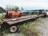 Flat rack Wagon, 20'x9' rack