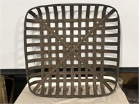 Large 27-inch Square Woven Flat Basket