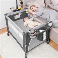 Baby Bassinet Bedside Sleeper 5 in 1 Pack and
