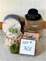 Mid Century Hatboxes and Hats