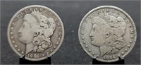 1901-O & 1904-O Morgan Silver Dollars