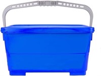Bucket with Clips - Blue