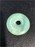 Jade disk, 2 inches in diameter