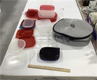 Lot of food storage containers