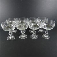 8 Coupe goblets