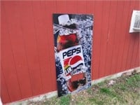 Plastic Pepsi Vending Machine Sign