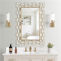 Brown Wall Mirror 46in x 30in