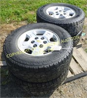 (4) 265/70 R17 ON CHEVY RIMS