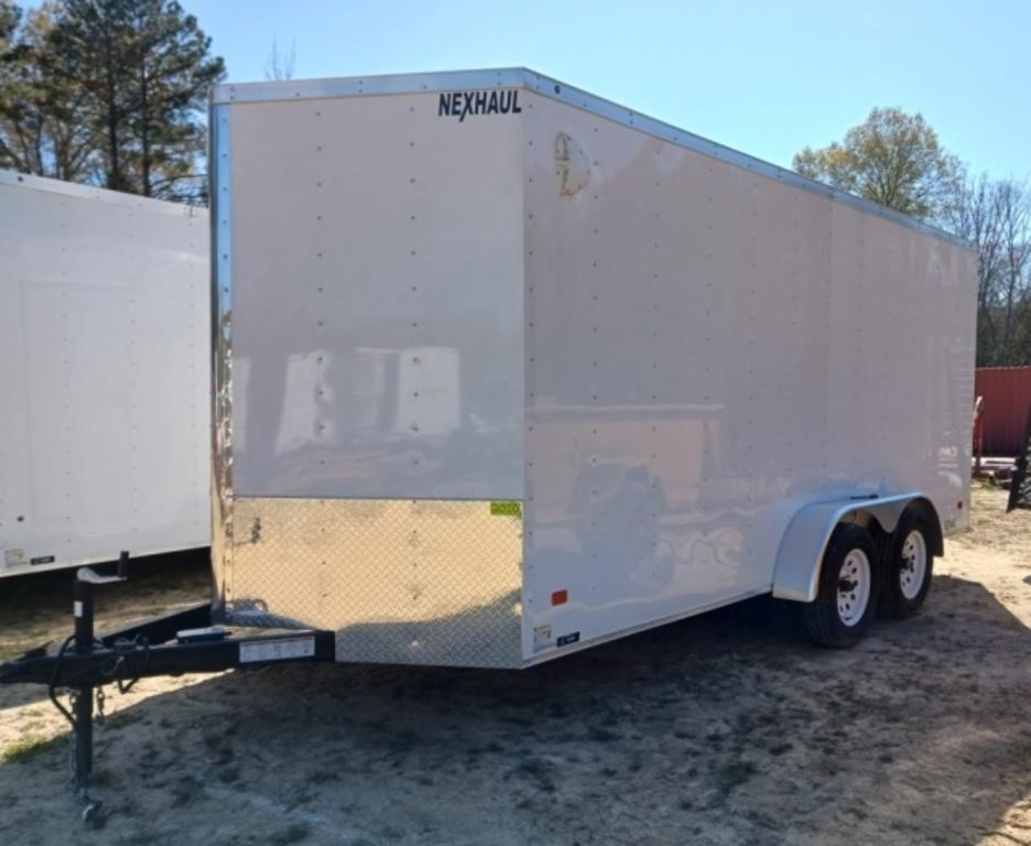 2023 NEXHAUL BULLET 7X16 ENCLOSED TRAILER