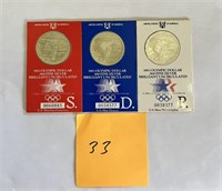 1983 XXIII Los Angeles Olympic Silver Dollars