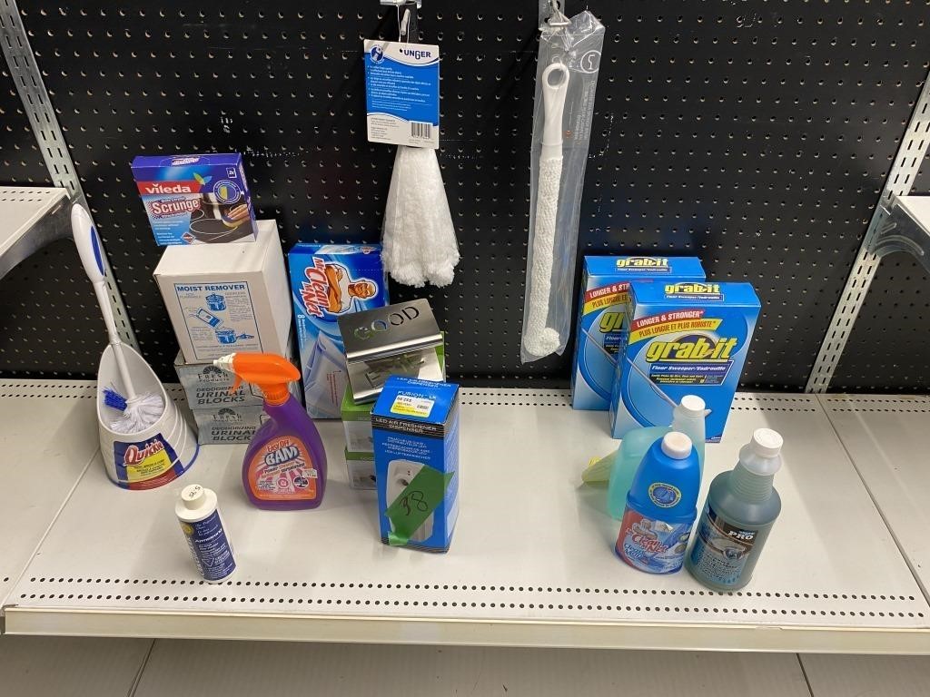 cleaning supply lot