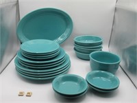 MODERN TEAL FIESTA DISHES