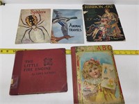 5 old books/booklets