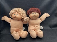 (2) 1982 Girl Cabbage Patch Dolls VERY NICE!