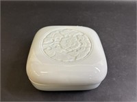 Tiffany & Co. Trinket Box Ceramic White