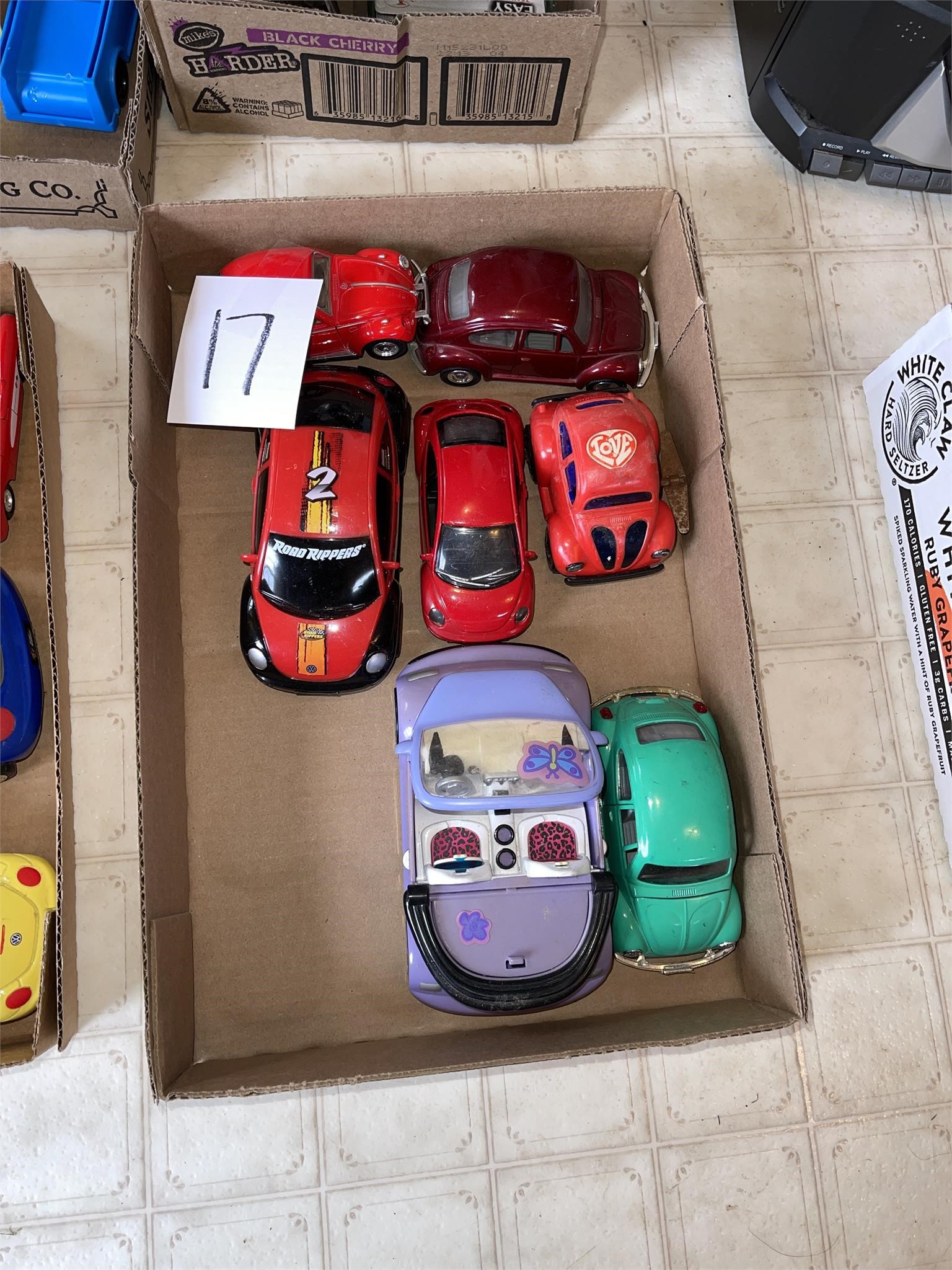 Volkswagen beetles toy cars lot
