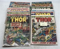 (J) 16 Bronze Age Marvel The Mighty Thor Comics