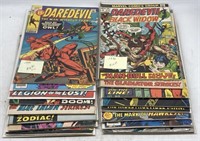 (J) 16 Bronze Age Marvel Daredevil Comics