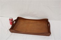 Wooden 2 Handled Serving Tray ~ 22" x 14"