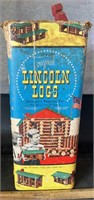 LINCOLN LOGS W/CONTAINER
